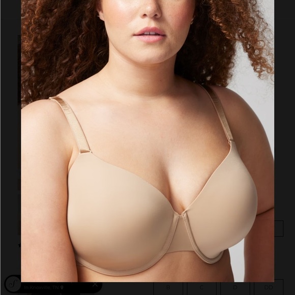 Soma Vanishing 360 Perfect Coverage underwire bra Size 38DD Nude - Picture 1 of 10